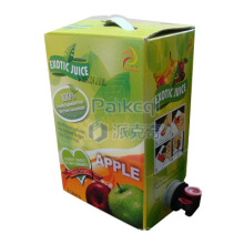 Bolsa de zumo de manzana en caja / babero / bolsa de zumo de fruta